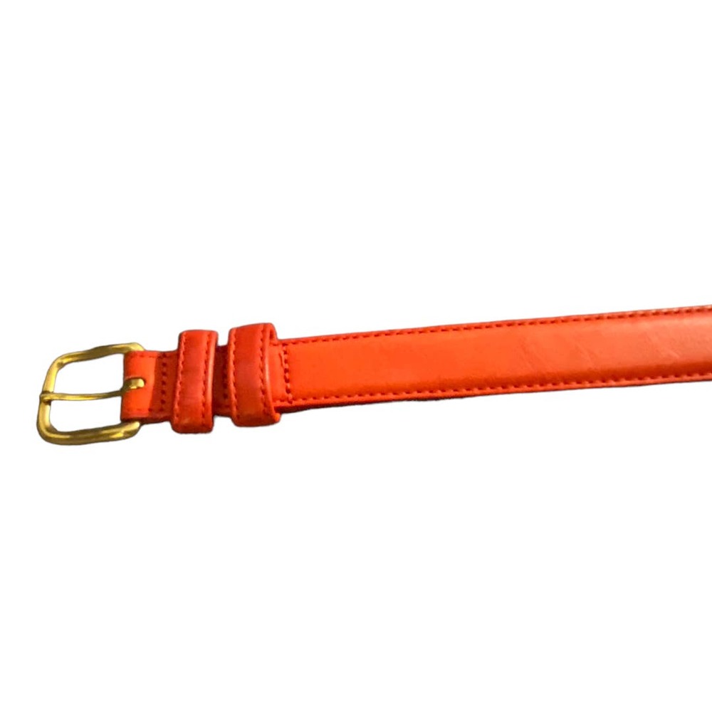 Lands End Leather Belt red size 28 - Picture 8 of 8